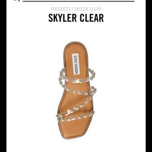 Steve Madden Tik Tok Sandals Skylar Clear